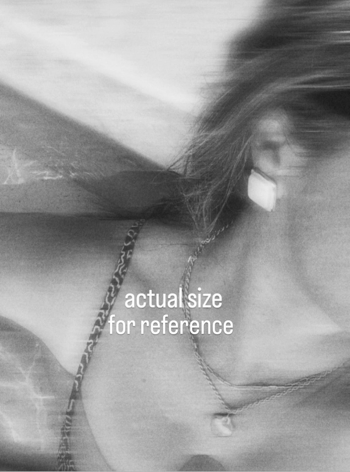 “il Quadrato” Medium Handmade Porcelain Studs coloured with “Sky Blue&Sage” glossy glazes with 24k Gold lustre details